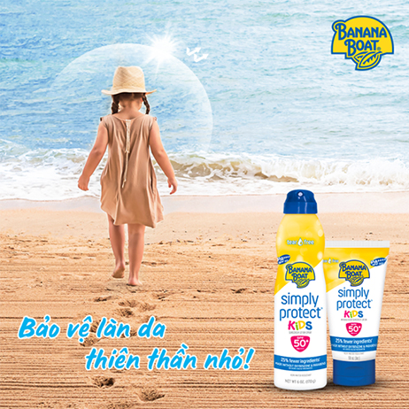 Communication for sun-block products in hot season